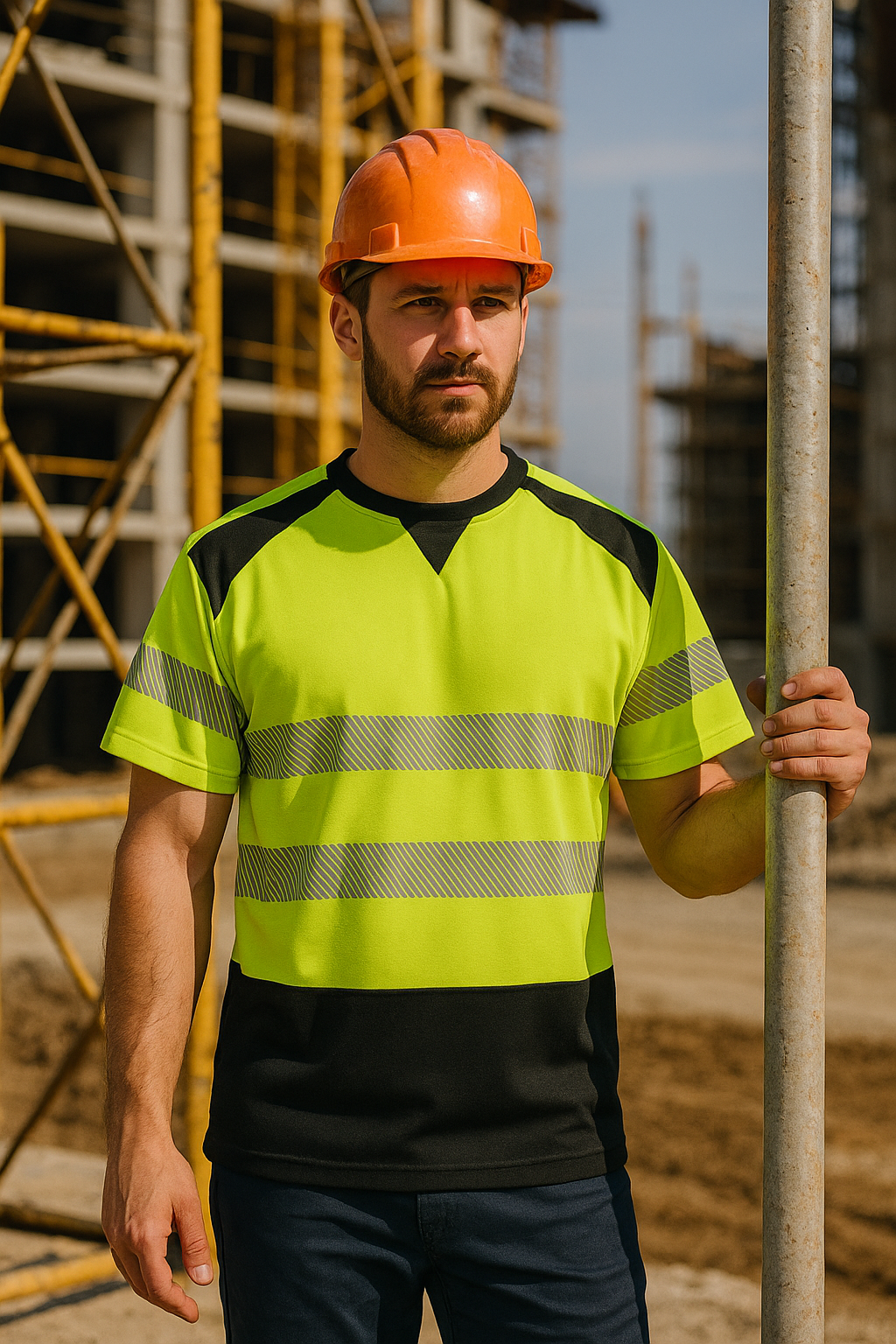 lightweight HI VIZ T shirt