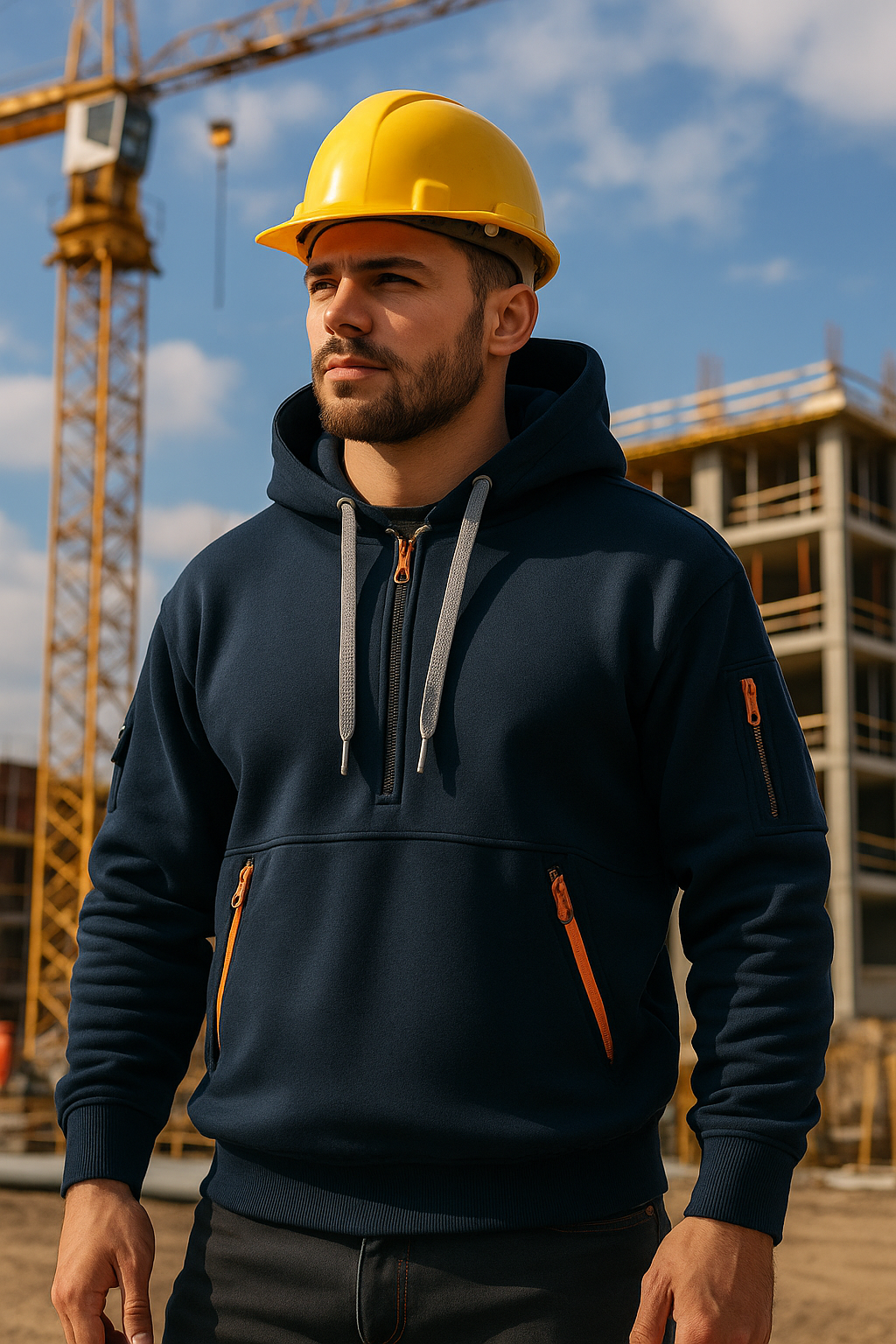 1/4 zip hoodie