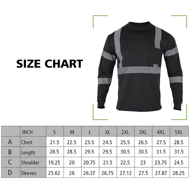 long sleeve HI VIZ T shirt
