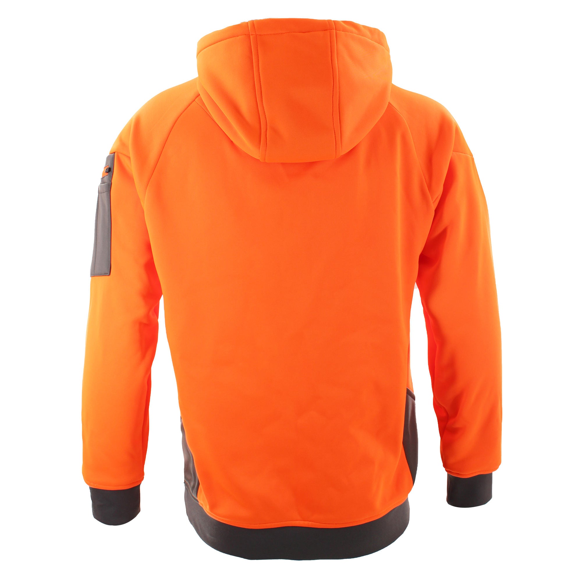 florescent hoodie with built in snood