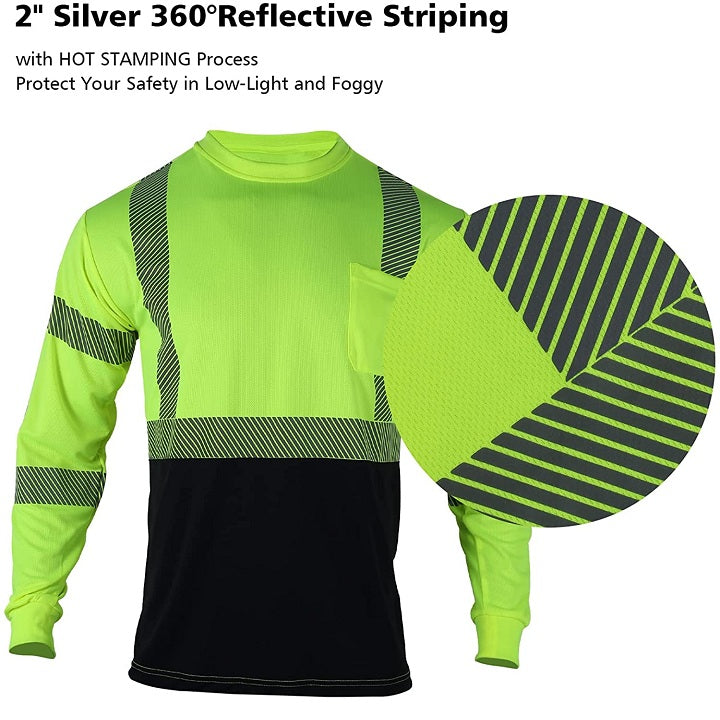 long sleeve HI VIZ T shirt