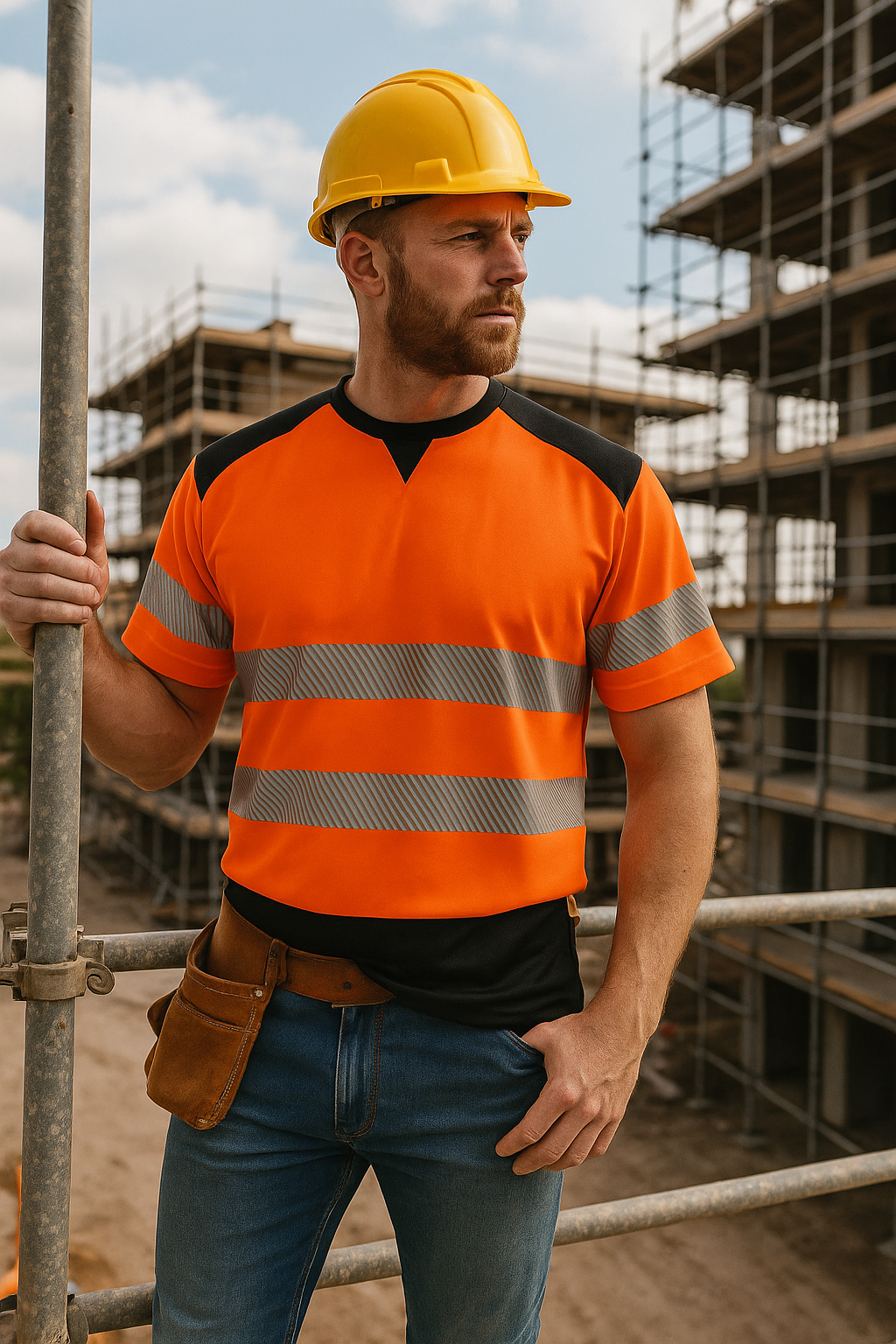 lightweight HI VIZ T shirt