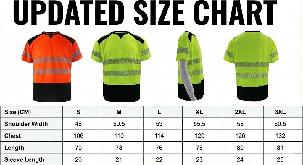 lightweight HI VIZ T shirt